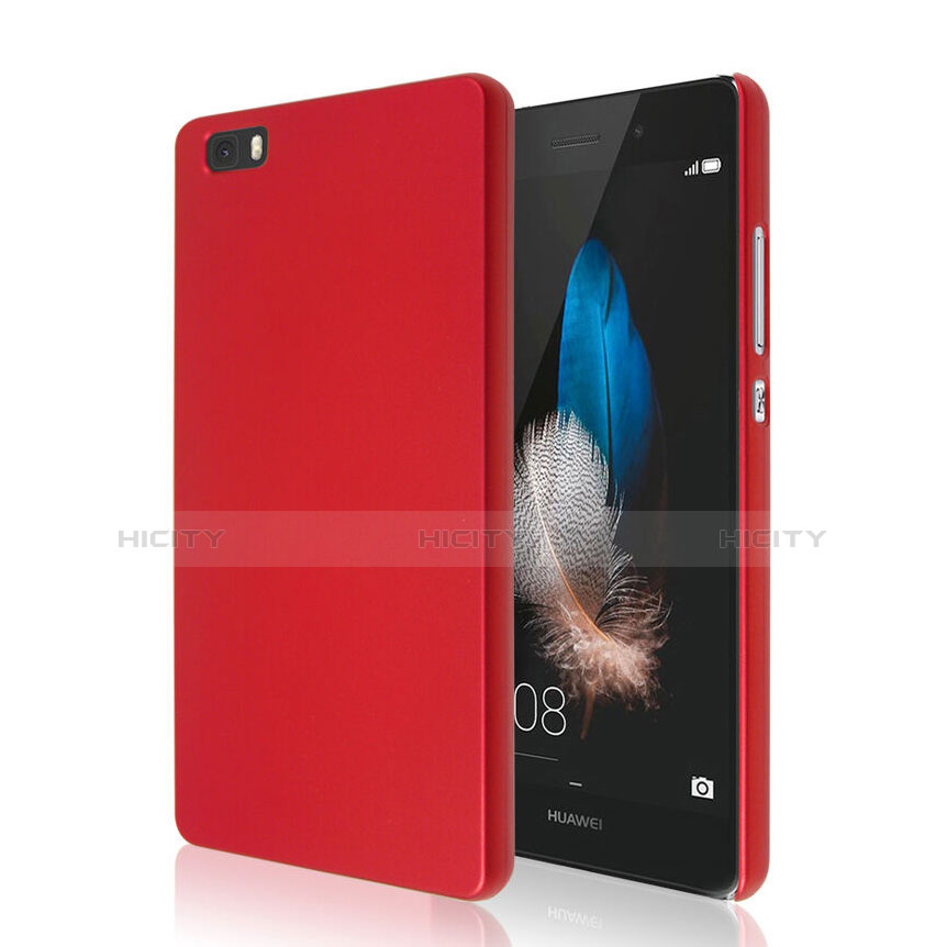 Custodia Plastica Rigida Opaca per Huawei P8 Lite Rosso