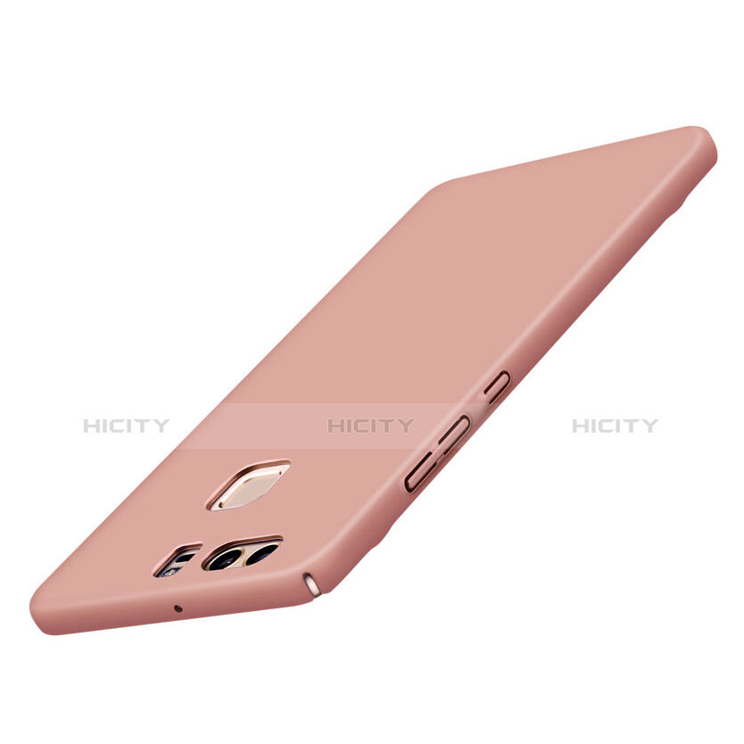 Custodia Plastica Rigida Opaca per Huawei P9 Oro Rosa