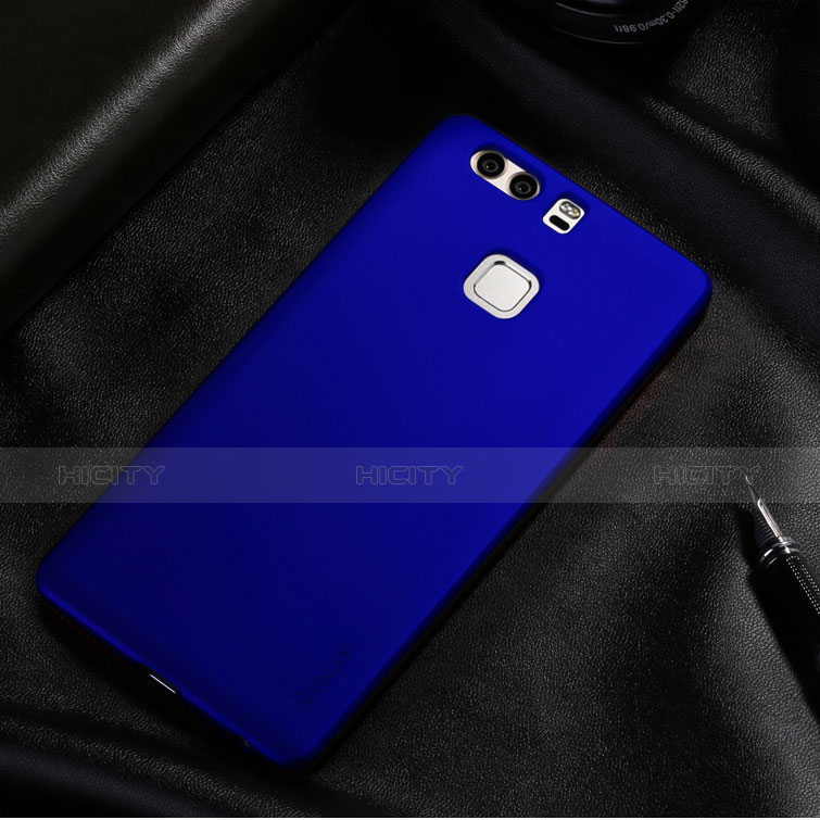Custodia Plastica Rigida Opaca per Huawei P9 Plus Blu