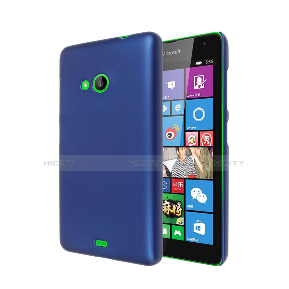 Custodia Plastica Rigida Opaca per Microsoft Lumia 535 Blu