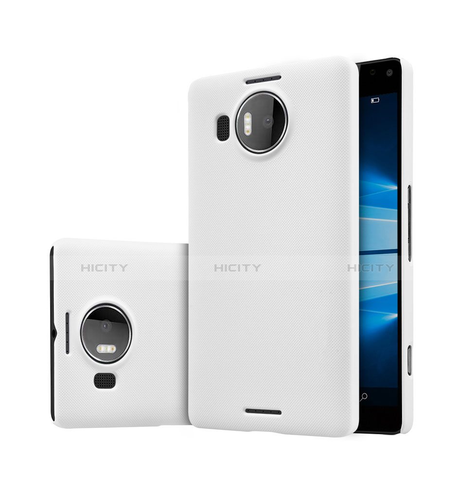 Custodia Plastica Rigida Opaca per Microsoft Lumia 950 XL Bianco