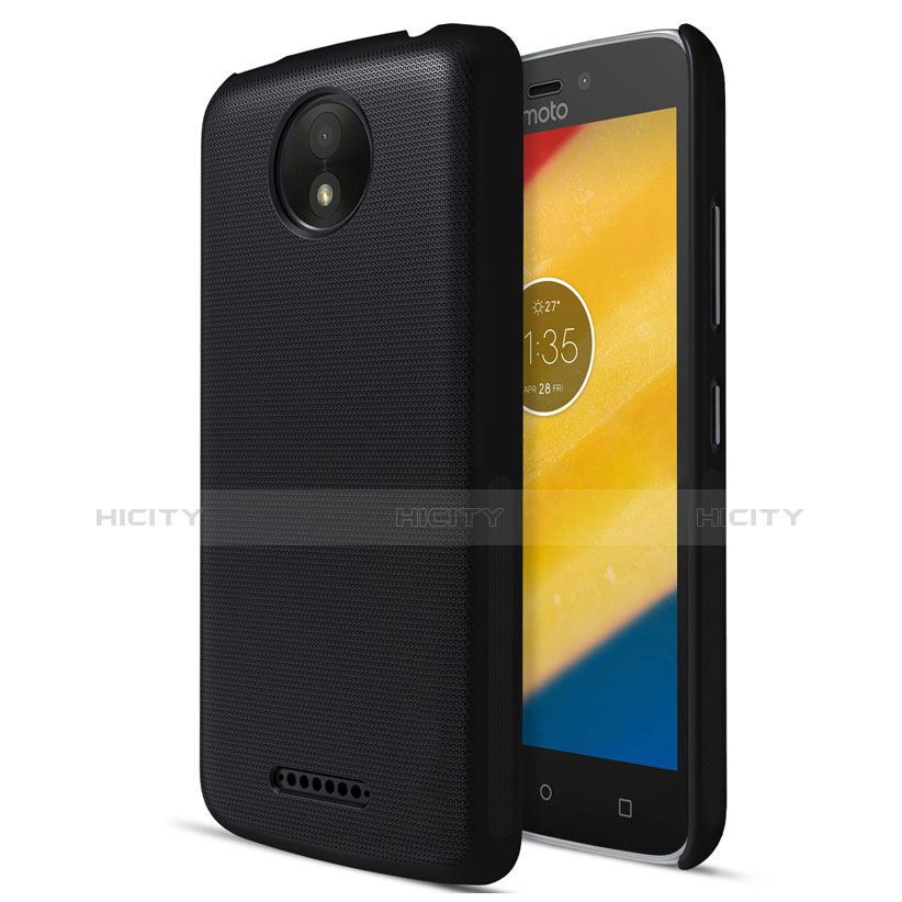 Custodia Plastica Rigida Opaca per Motorola Moto C Plus Nero