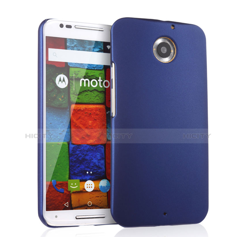 Custodia Plastica Rigida Opaca per Motorola Moto X (2nd Gen) Blu