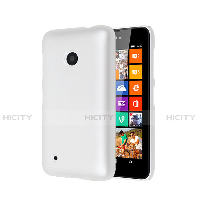 Custodia Plastica Rigida Opaca per Nokia Lumia 530 Bianco