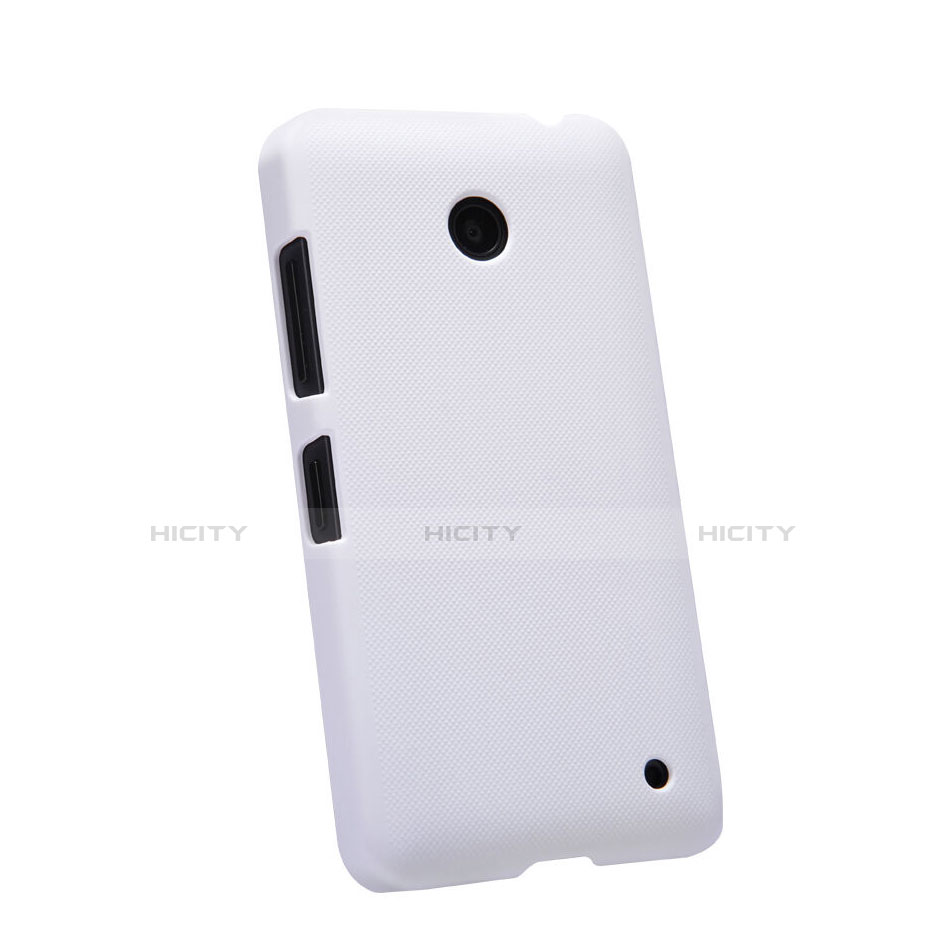 Custodia Plastica Rigida Opaca per Nokia Lumia 635 Bianco