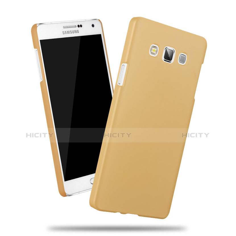 Custodia Plastica Rigida Opaca per Samsung Galaxy A3 SM-300F Oro