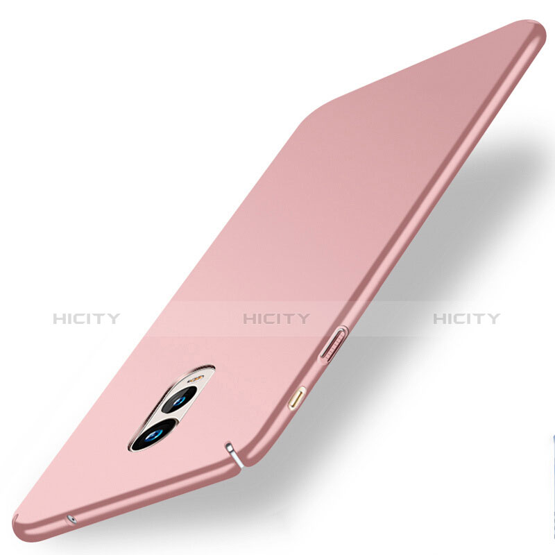 Custodia Plastica Rigida Opaca per Samsung Galaxy C7 (2017) Oro Rosa