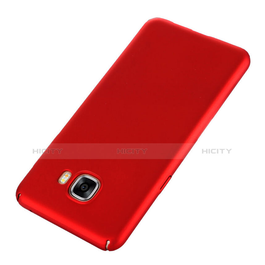 Custodia Plastica Rigida Opaca per Samsung Galaxy C7 SM-C7000 Rosso