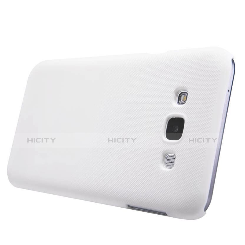Custodia Plastica Rigida Opaca per Samsung Galaxy E7 SM-E700 E7000 Bianco