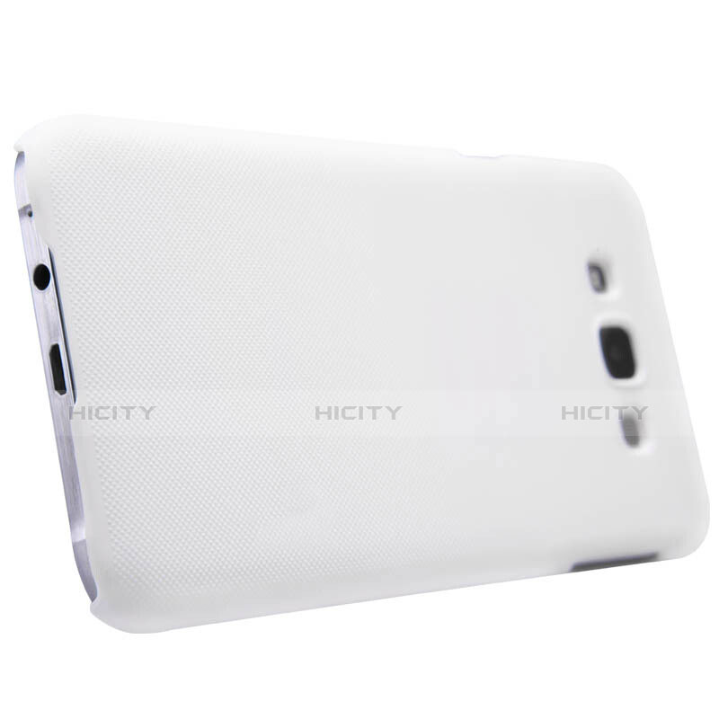 Custodia Plastica Rigida Opaca per Samsung Galaxy E7 SM-E700 E7000 Bianco