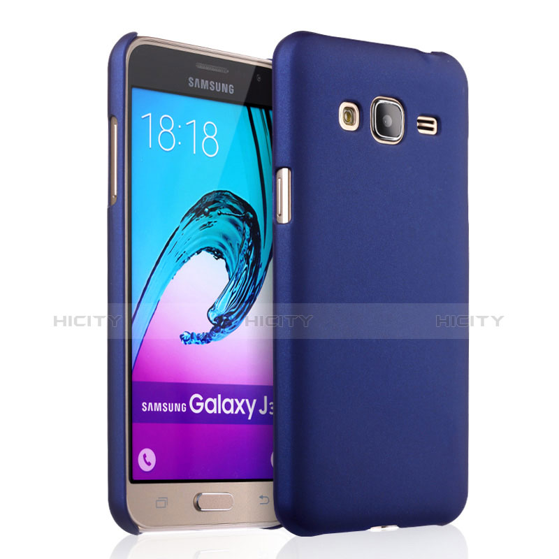 Custodia Plastica Rigida Opaca per Samsung Galaxy J3 (2016) J320F J3109 Blu