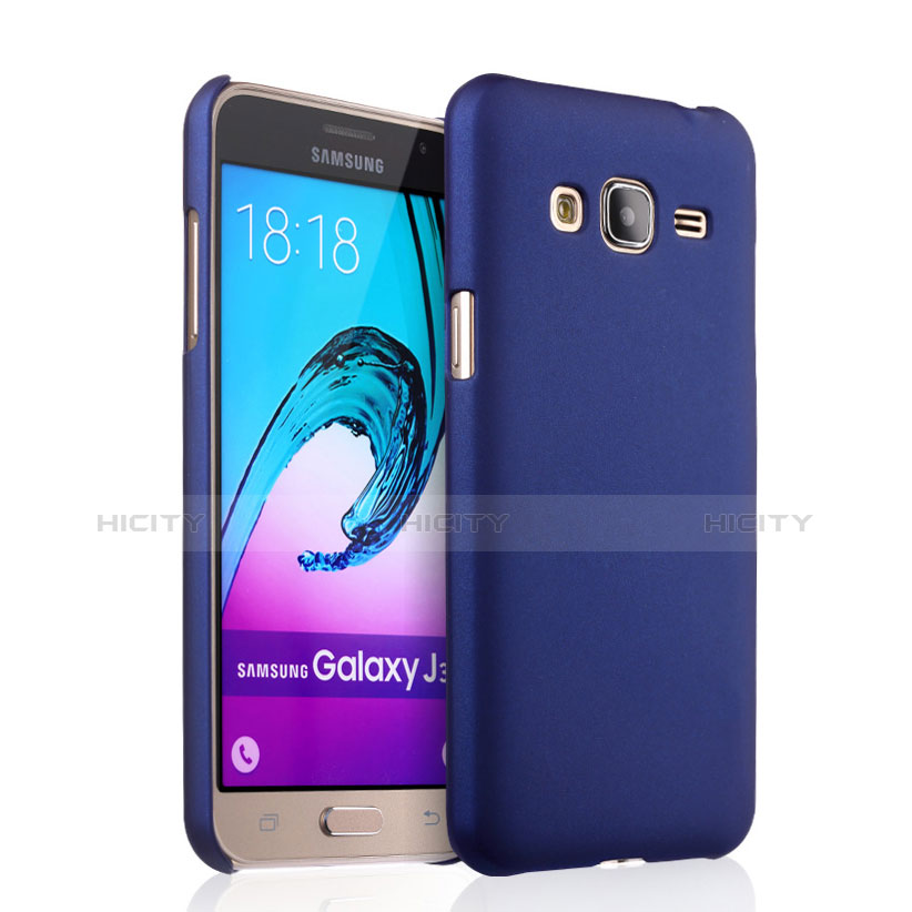 Custodia Plastica Rigida Opaca per Samsung Galaxy J3 Blu