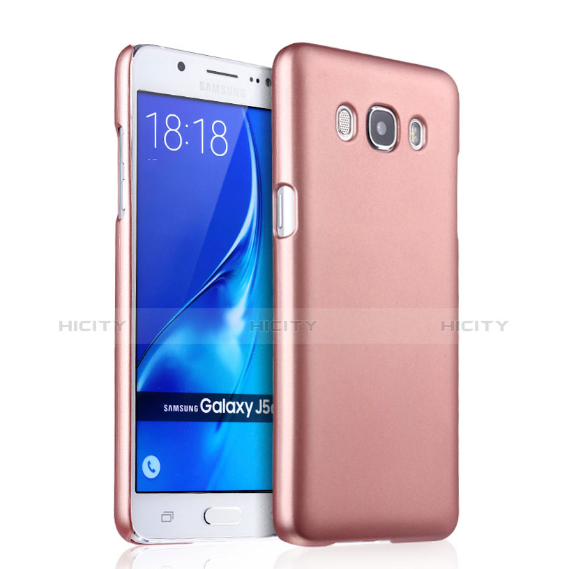 Custodia Plastica Rigida Opaca per Samsung Galaxy J5 (2016) J510FN J5108 Oro Rosa