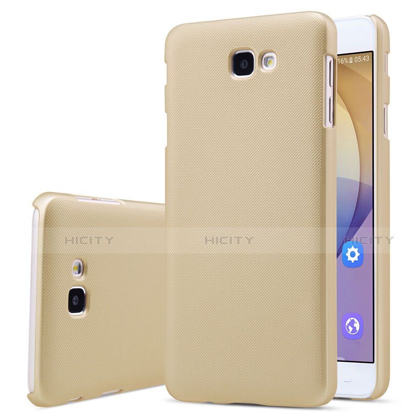 Custodia Plastica Rigida Opaca per Samsung Galaxy J7 Prime Oro