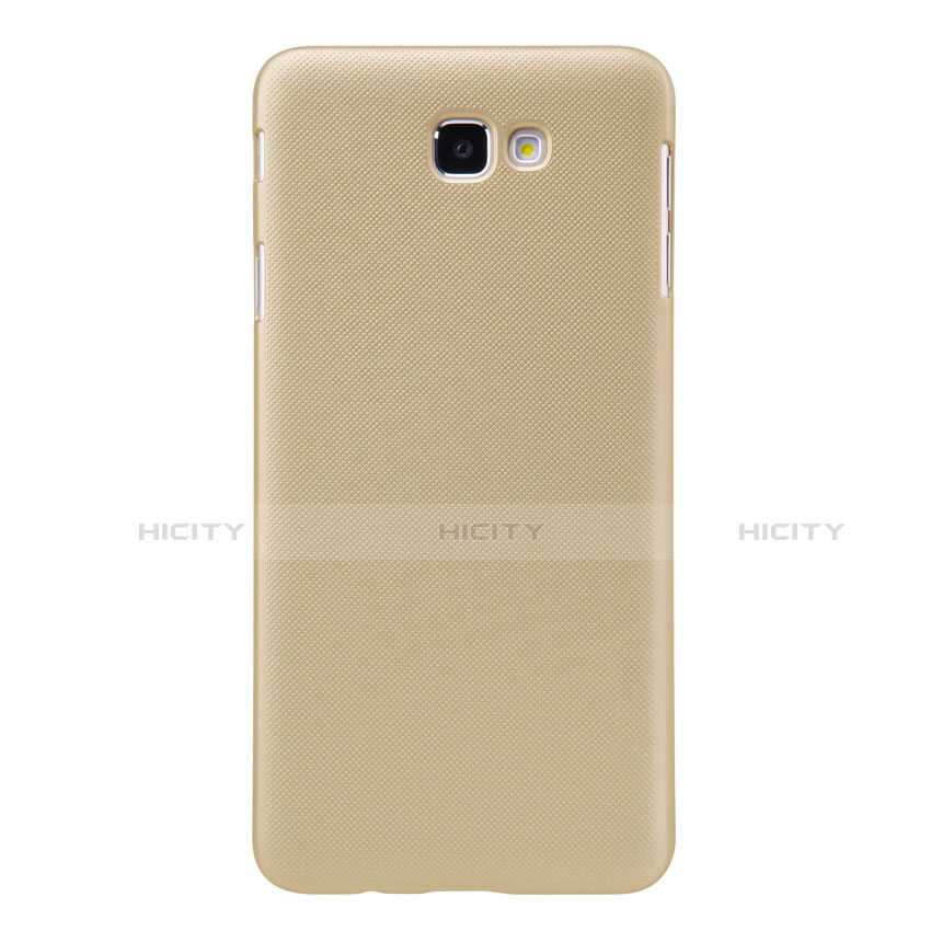 Custodia Plastica Rigida Opaca per Samsung Galaxy J7 Prime Oro