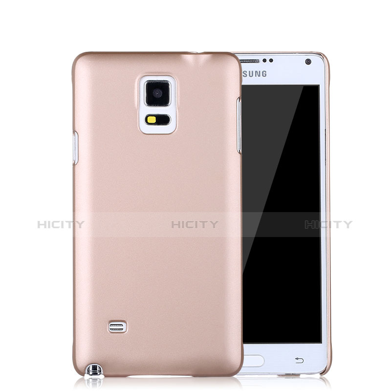 Custodia Plastica Rigida Opaca per Samsung Galaxy Note 4 SM-N910F Oro Rosa