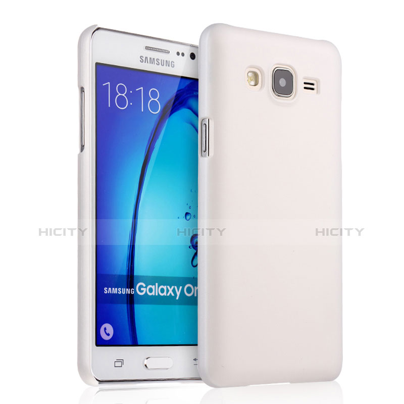 Custodia Plastica Rigida Opaca per Samsung Galaxy On5 Pro Bianco