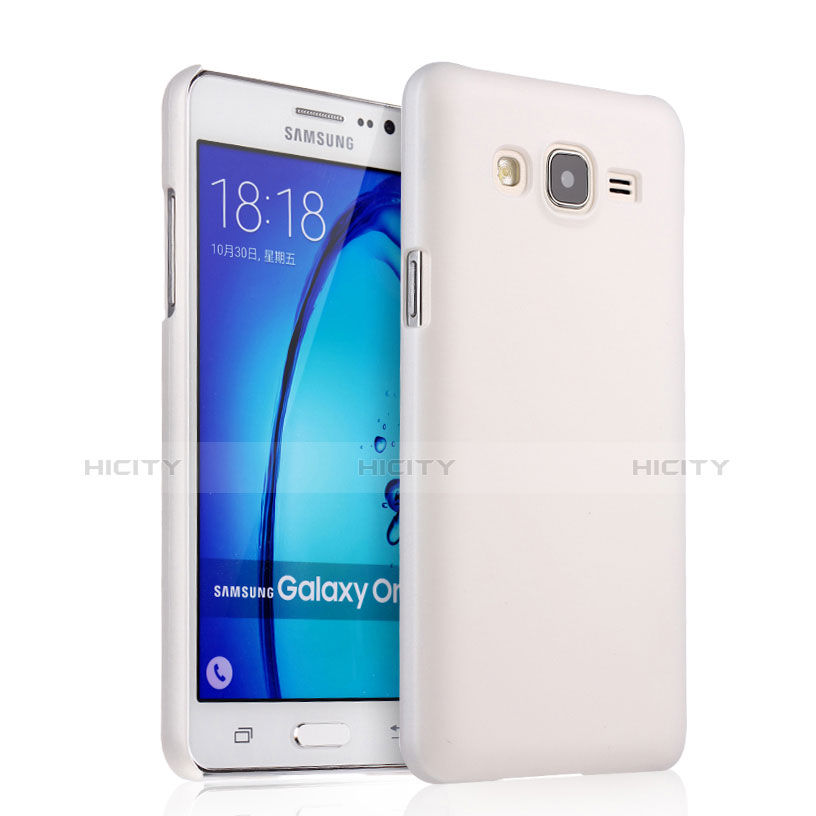 Custodia Plastica Rigida Opaca per Samsung Galaxy On7 Pro Bianco