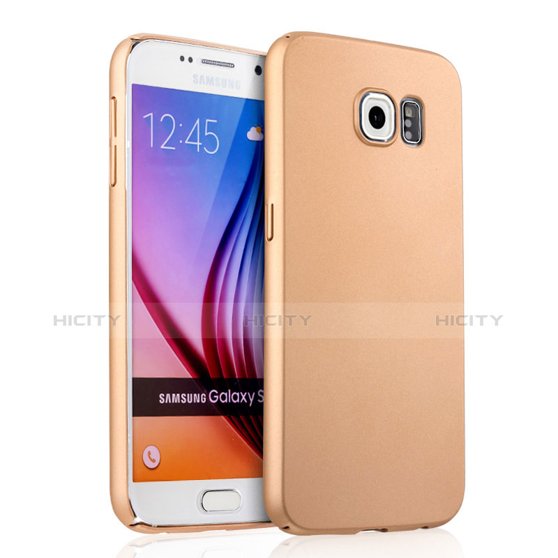 Custodia Plastica Rigida Opaca per Samsung Galaxy S6 Duos SM-G920F G9200 Oro