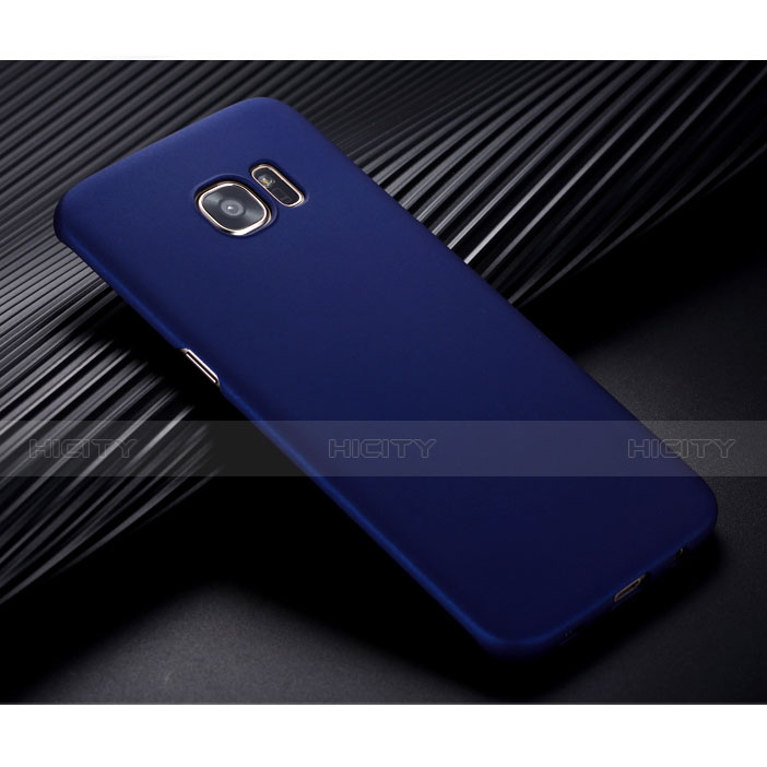 Custodia Plastica Rigida Opaca per Samsung Galaxy S7 Edge G935F Blu