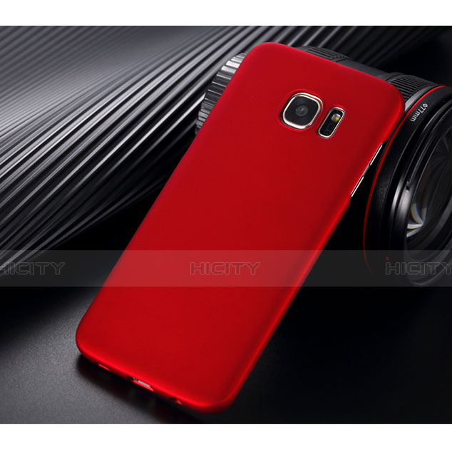 Custodia Plastica Rigida Opaca per Samsung Galaxy S7 Edge G935F Rosso
