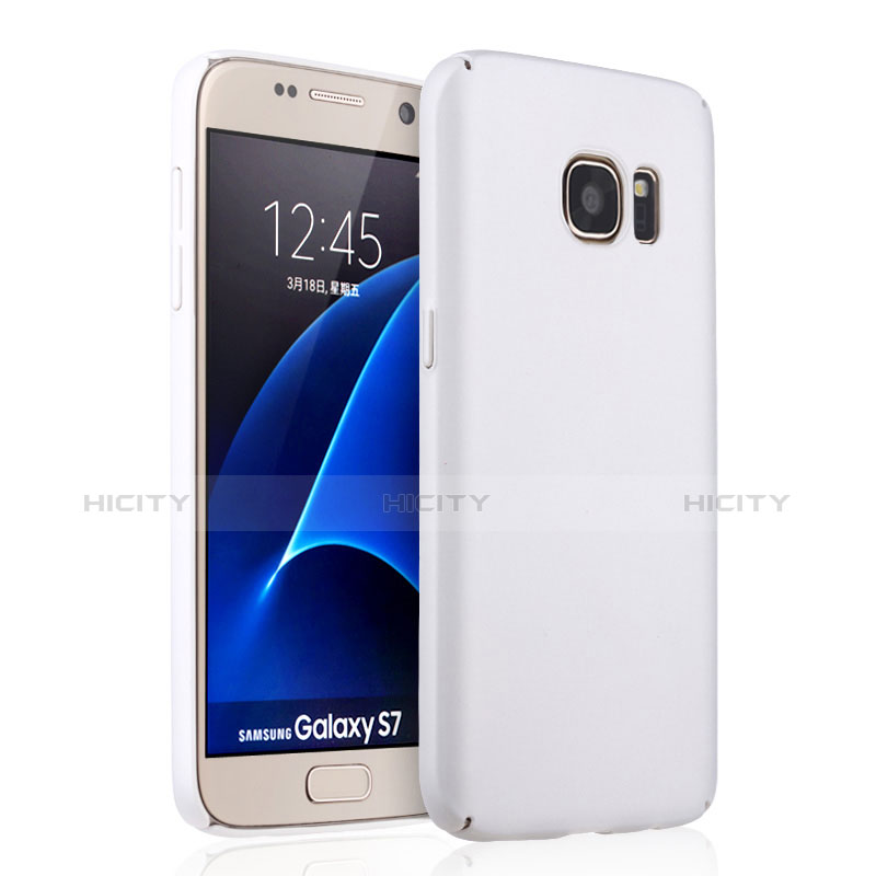 Custodia Plastica Rigida Opaca per Samsung Galaxy S7 G930F G930FD Bianco
