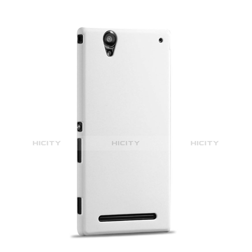 Custodia Plastica Rigida Opaca per Sony Xperia T2 Ultra Dual Bianco