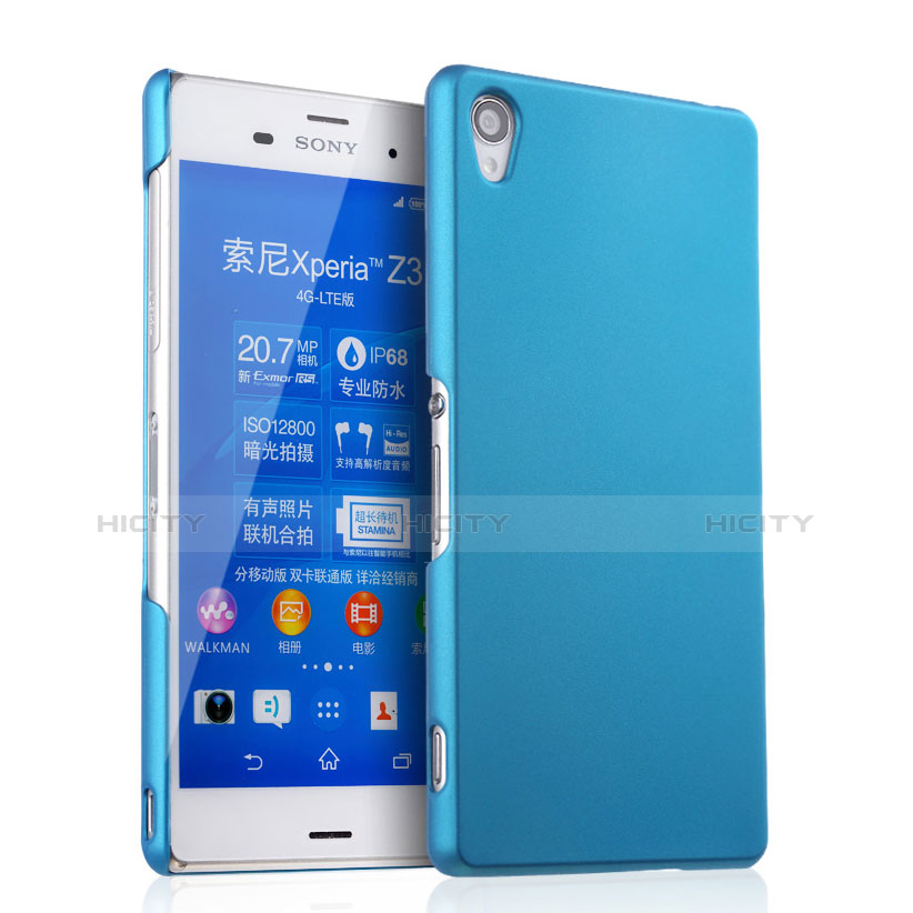 Custodia Plastica Rigida Opaca per Sony Xperia Z3 Cielo Blu