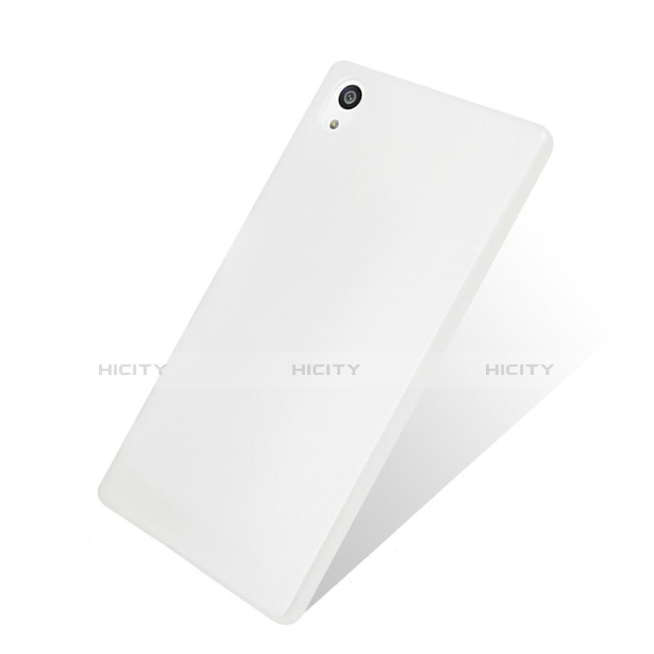 Custodia Plastica Rigida Opaca per Sony Xperia Z5 Bianco