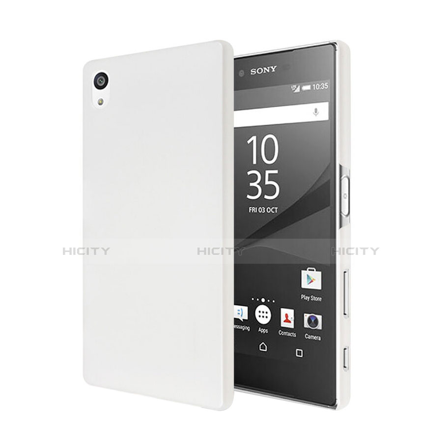 Custodia Plastica Rigida Opaca per Sony Xperia Z5 Bianco