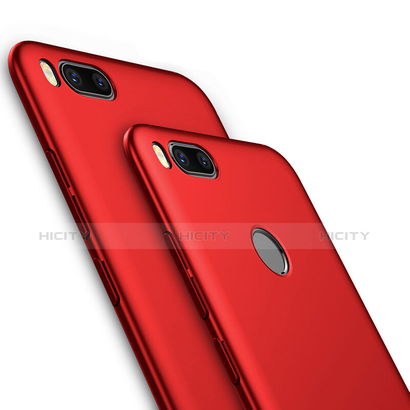 Custodia Plastica Rigida Opaca per Xiaomi Mi A1 Rosso