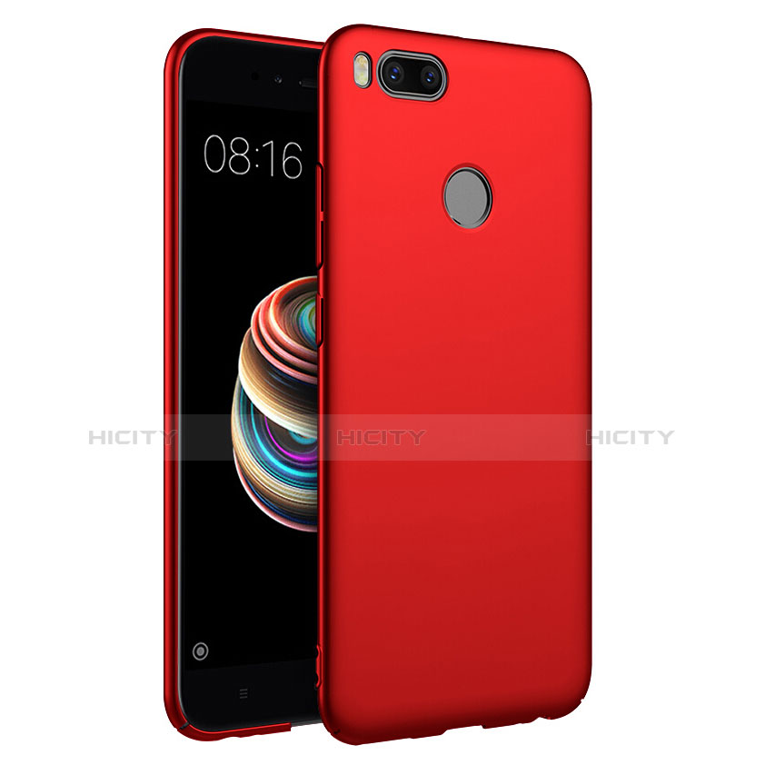 Custodia Plastica Rigida Opaca per Xiaomi Mi A1 Rosso