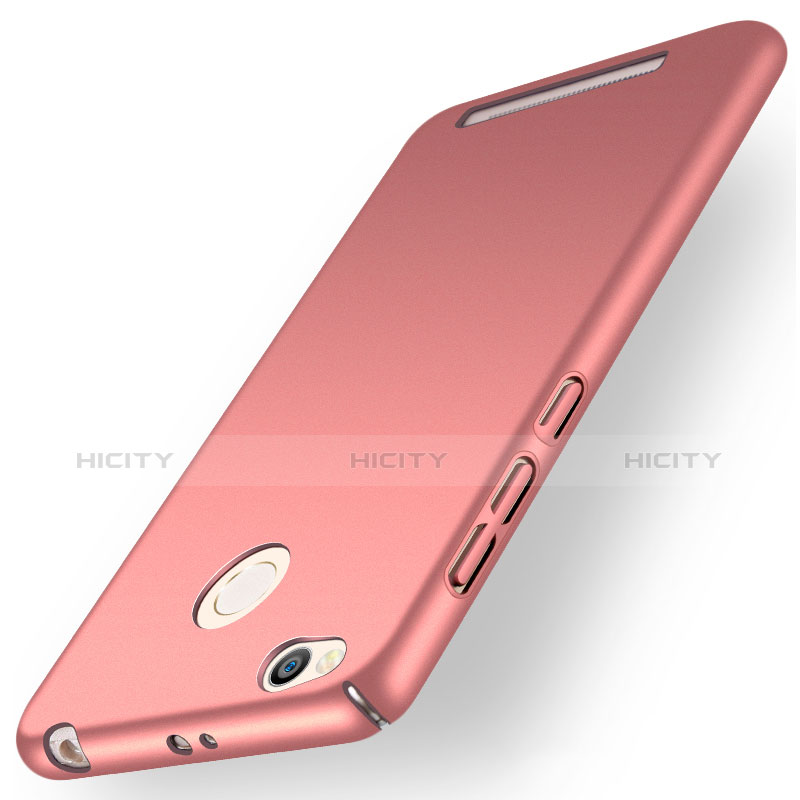 Custodia Plastica Rigida Opaca per Xiaomi Redmi 3S Oro Rosa