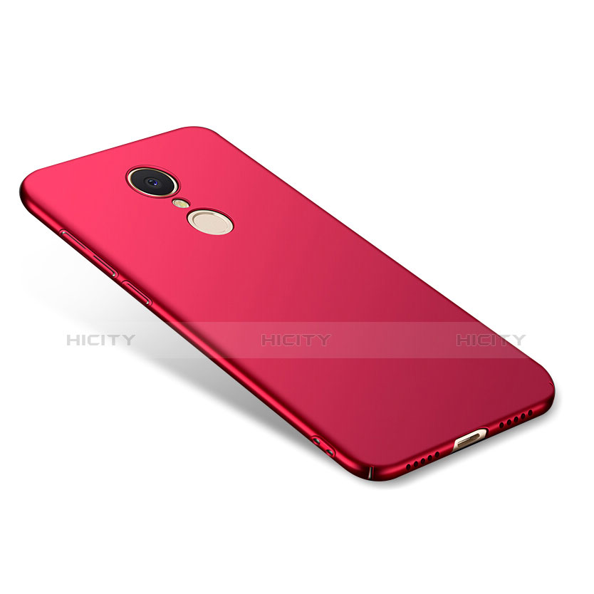 Custodia Plastica Rigida Opaca per Xiaomi Redmi 5 Rosso