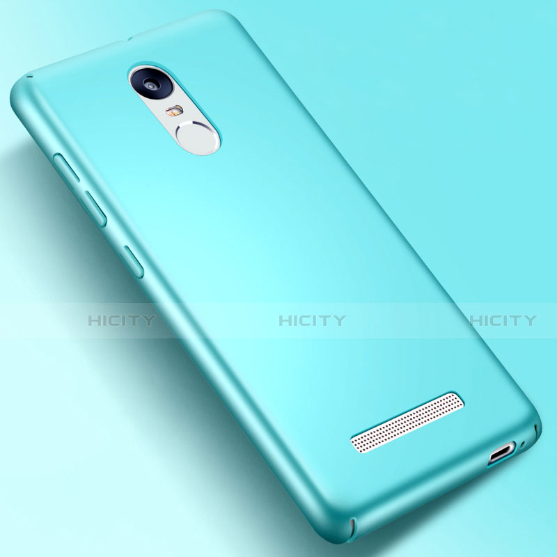 Custodia Plastica Rigida Opaca per Xiaomi Redmi Note 3 MediaTek Cielo Blu
