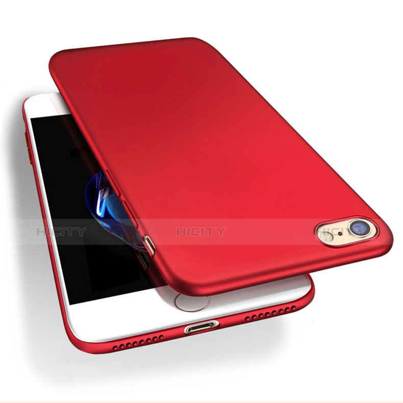Custodia Plastica Rigida Opaca Q03 per Apple iPhone 7 Rosso