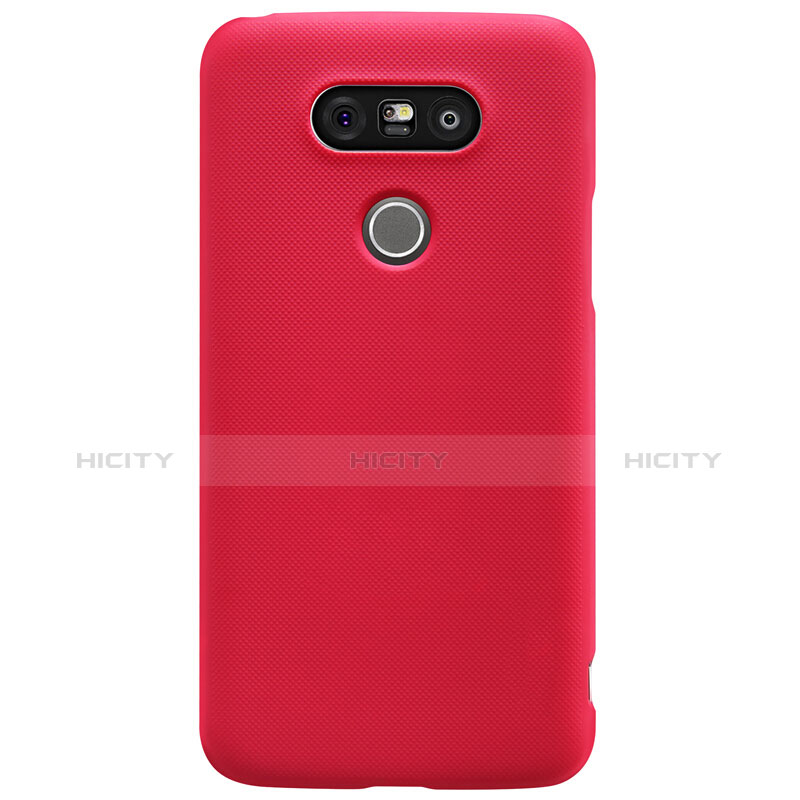 Custodia Plastica Rigida Opaca R01 per LG G5 Rosso