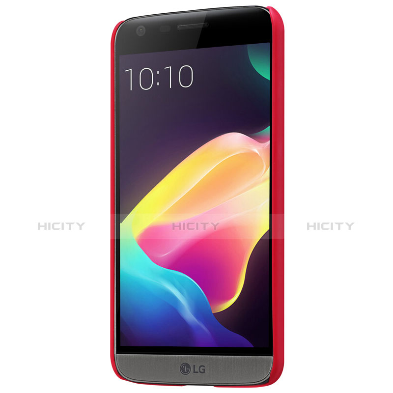 Custodia Plastica Rigida Opaca R01 per LG G5 Rosso
