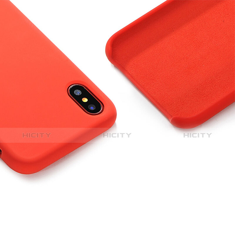 Custodia Plastica Rigida Opaca S01 per Apple iPhone X Rosso