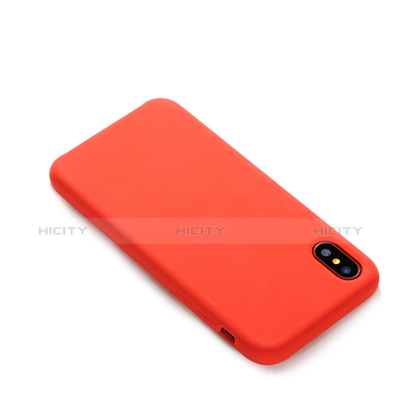 Custodia Plastica Rigida Opaca S01 per Apple iPhone Xs Max Rosso