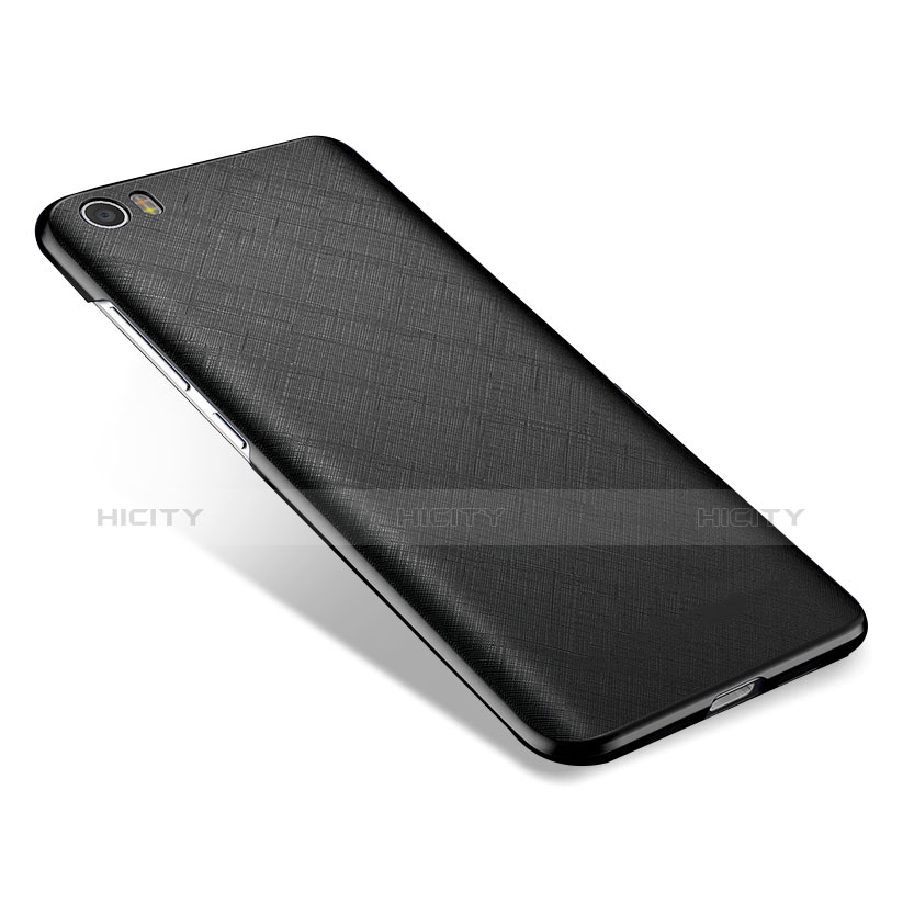 Custodia Plastica Rigida Opaca Spigato per Xiaomi Mi 5 Nero