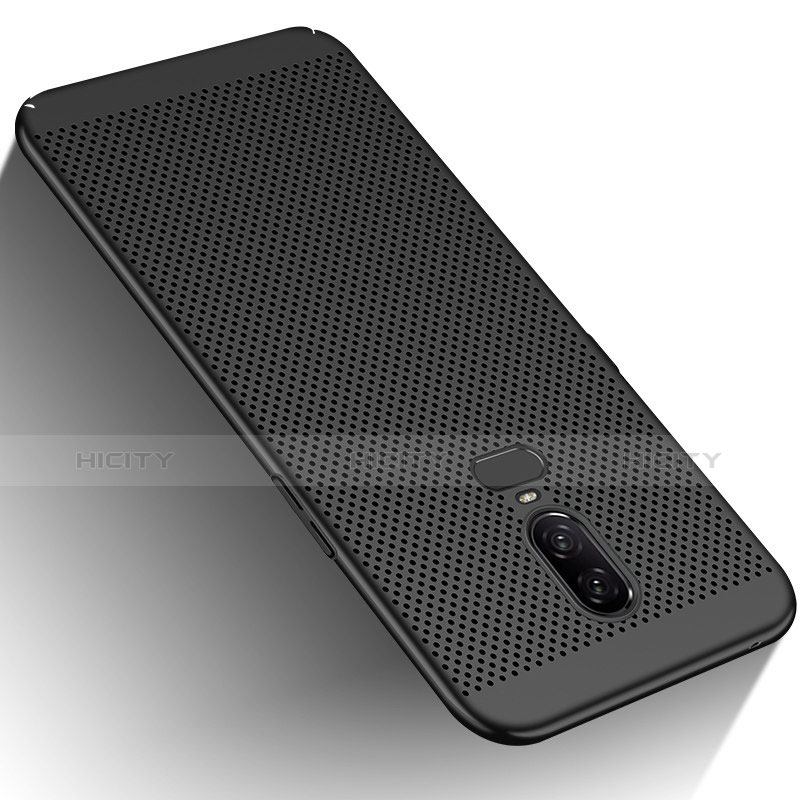 Custodia Plastica Rigida Perforato M01 per OnePlus 6 Nero