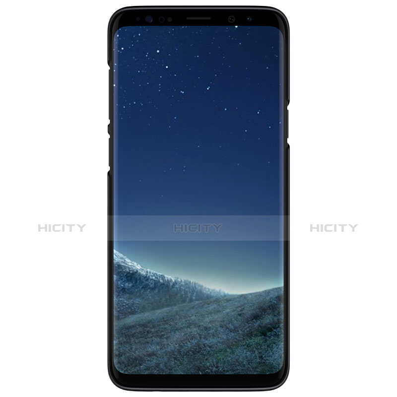 Custodia Plastica Rigida Perforato M01 per Samsung Galaxy S9 Plus Nero