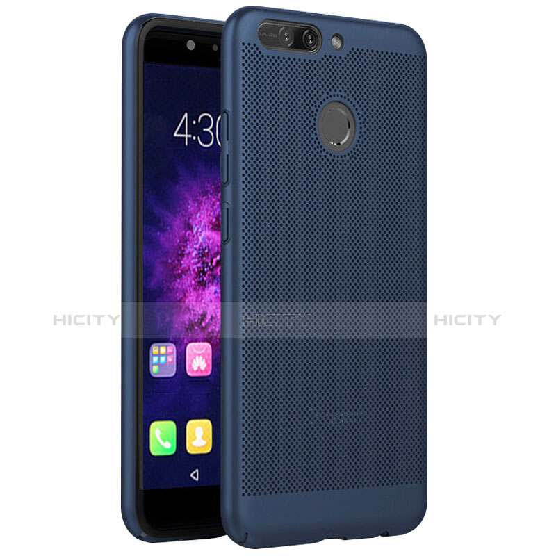 Custodia Plastica Rigida Perforato per Huawei Honor V9 Blu