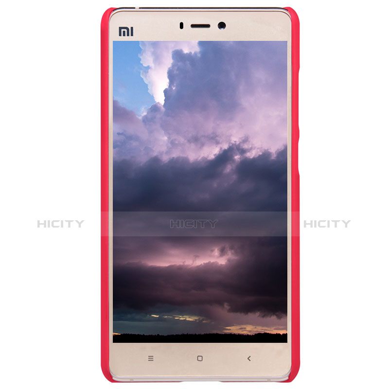 Custodia Plastica Rigida Perforato per Xiaomi Mi 4S Rosso