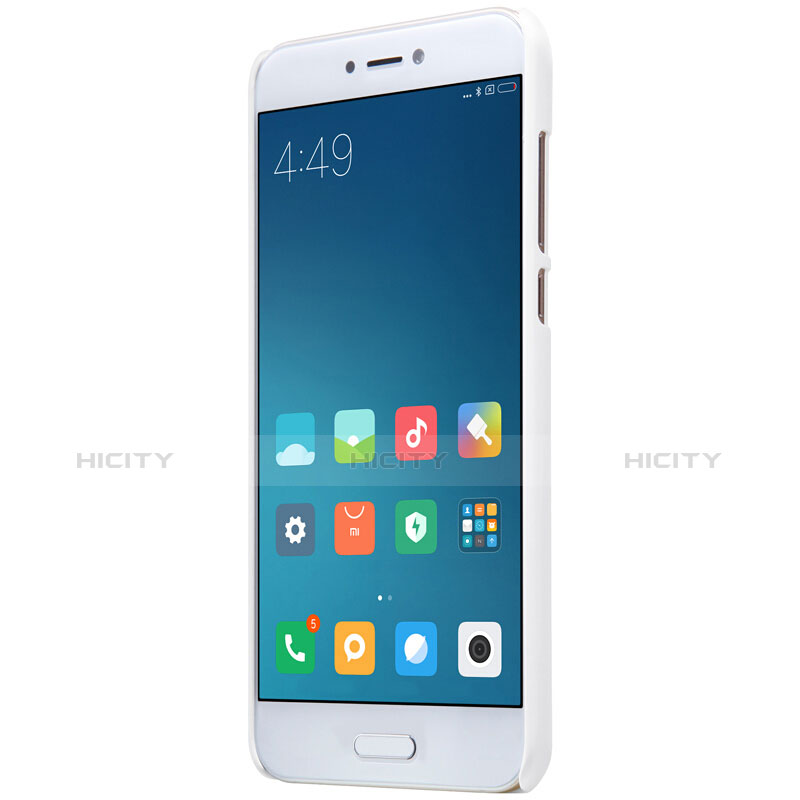 Custodia Plastica Rigida Perforato per Xiaomi Mi 5C Bianco
