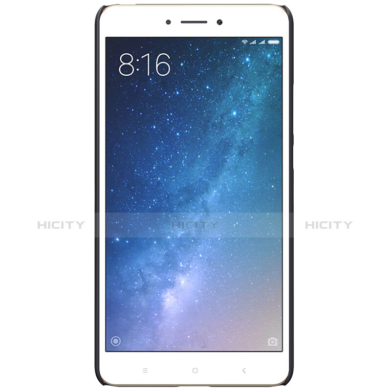 Custodia Plastica Rigida Perforato per Xiaomi Mi Max 2 Nero