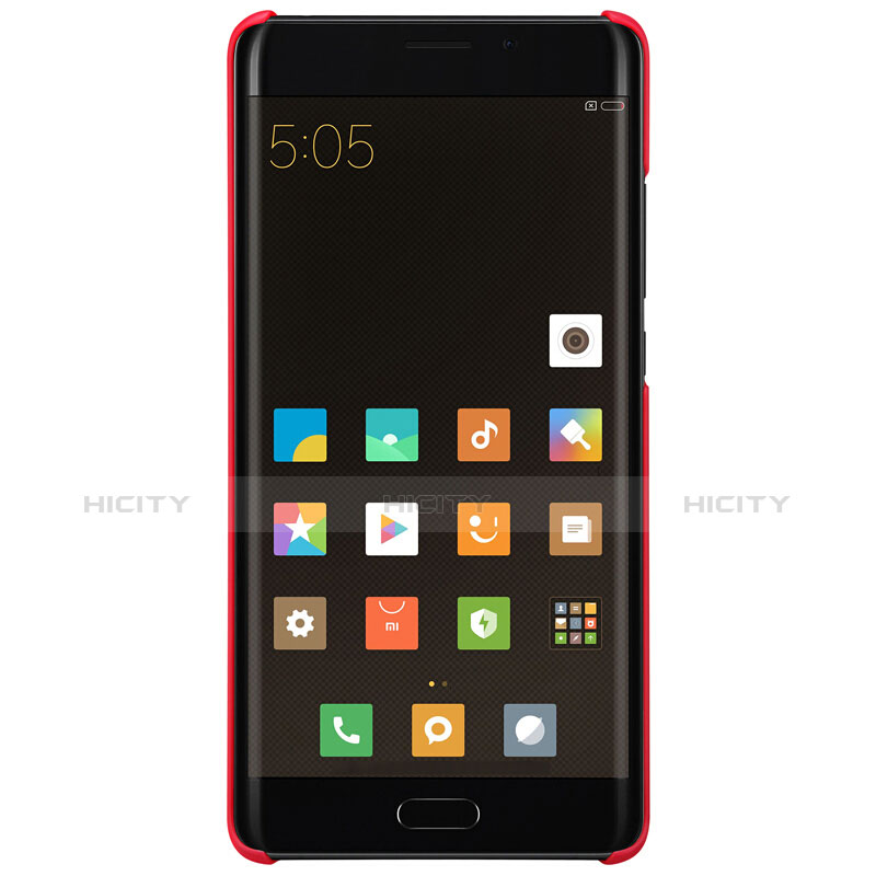 Custodia Plastica Rigida Perforato per Xiaomi Mi Note 2 Rosso