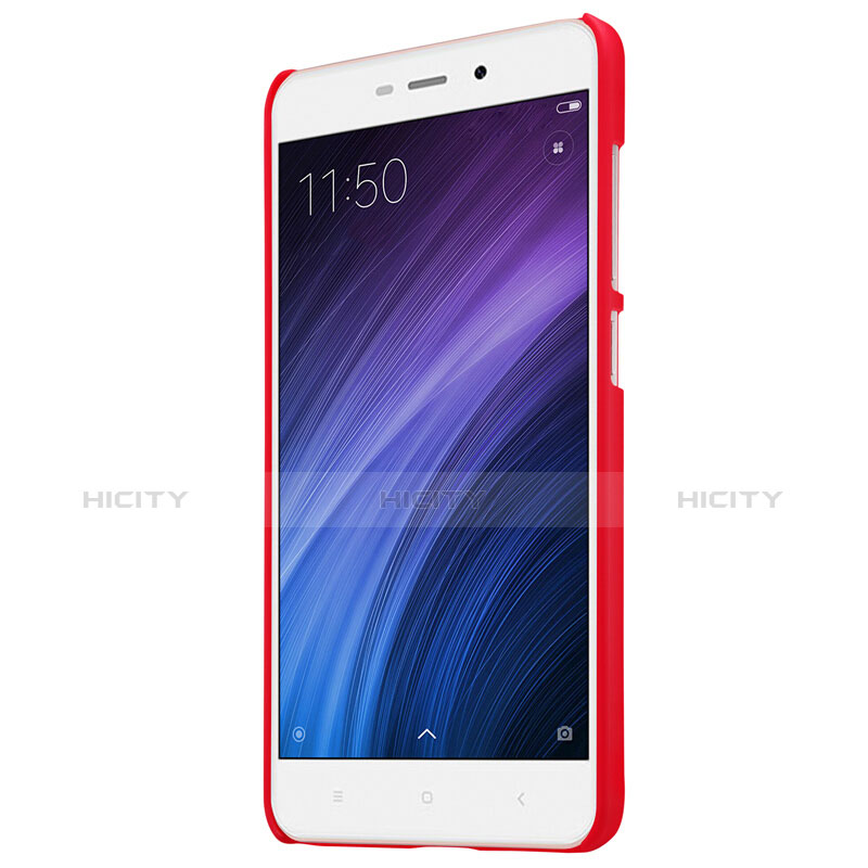 Custodia Plastica Rigida Perforato per Xiaomi Redmi 4A Rosso