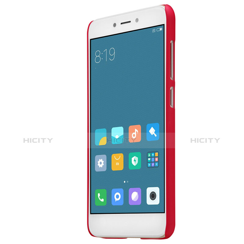 Custodia Plastica Rigida Perforato per Xiaomi Redmi 4X Rosso